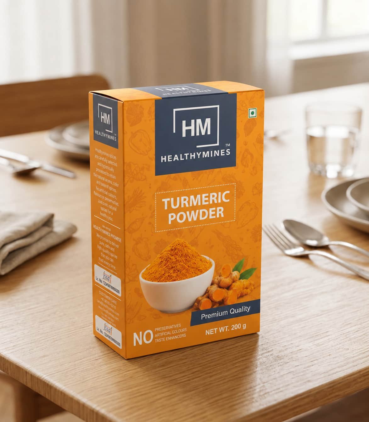 ChatGPT Image Jun 15, 2026, 11_31_39 AM.jpg Turmeric Powder 200g - Image 1